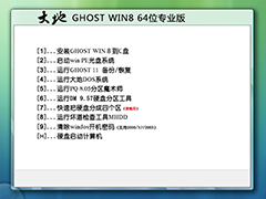 GHOST_WIN8_64位（X64）_大地系统专业版V2014