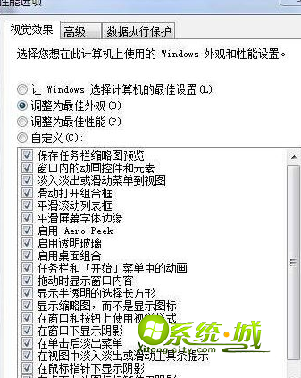 Win7设置Windows效果的操作方法4