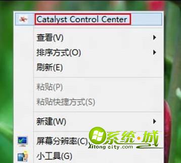 选择“Catalyst Control Center”