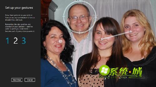 微软Windows 8 支持图片密码登录