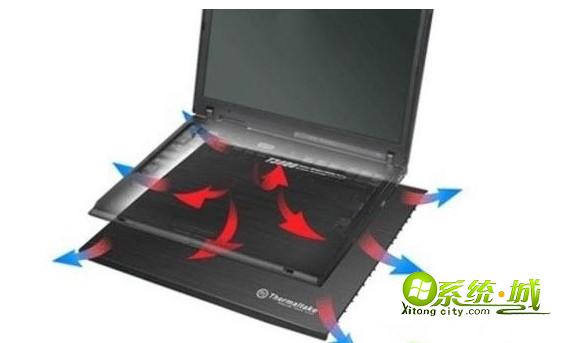 人为垫高笔记本用于散热