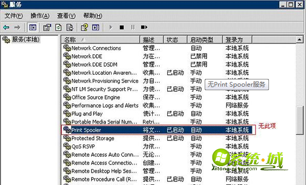 无Print Spooler服务