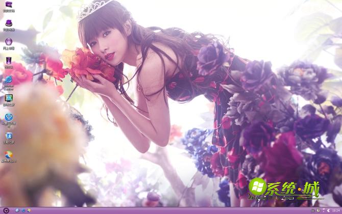 倾城美女XP电脑壁纸