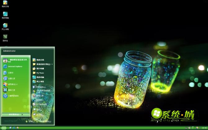 午夜萤火虫xp桌面壁纸