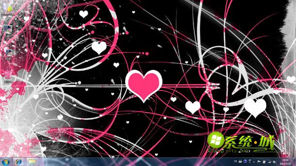 绚烂的心win8电脑主题