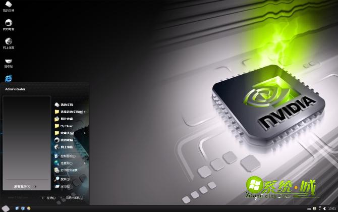 NVIDIA公司科幻win7电脑壁纸