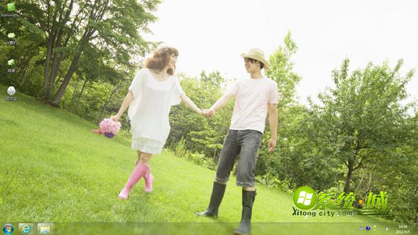 幸福晴天windows 8电脑主题