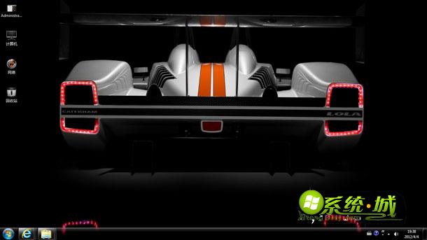 F1方程式赛车win8主题包