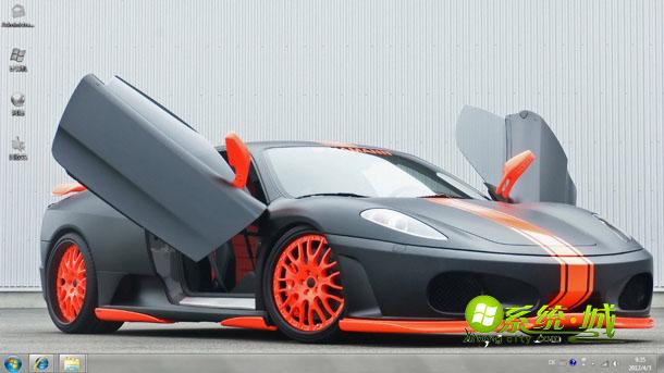 法拉利跑车win8电脑主题