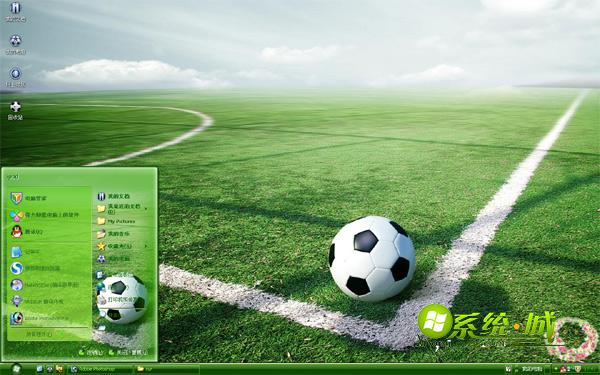 足球场win8系统主题
