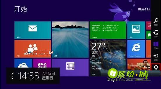 win8.1系统的开始屏幕