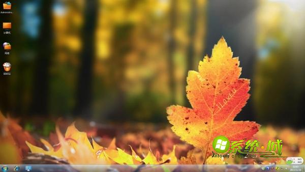 唯美枫叶win7主题壁纸