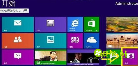 打开“相机”选项