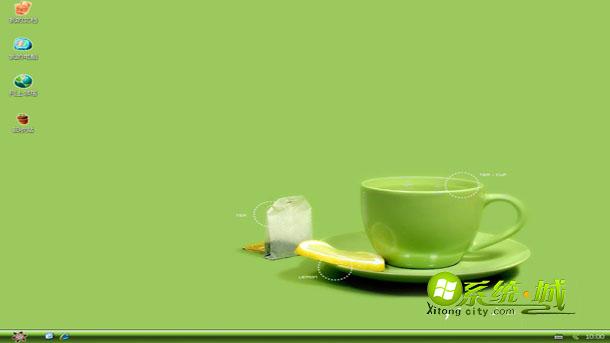 写意生活小茶杯背景主题xp主题