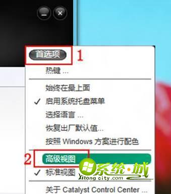 点击“高级视图”