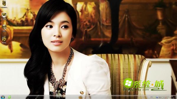 韩国甜妹宋慧乔温婉端庄win7电脑主题