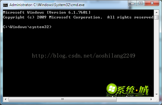 输入“cmd”命令
