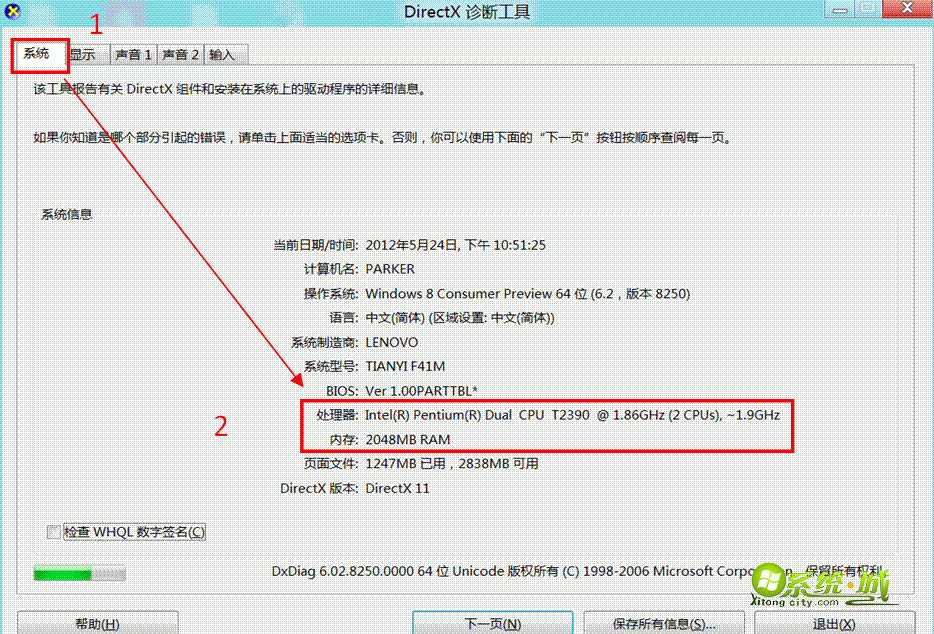 内存的基本信息