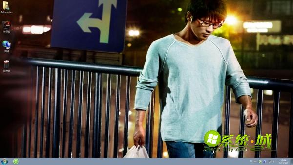 韩寒win7电脑主题