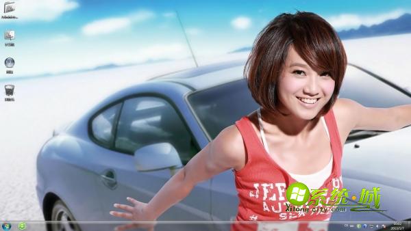 著名主持人朱丹win7电脑主题