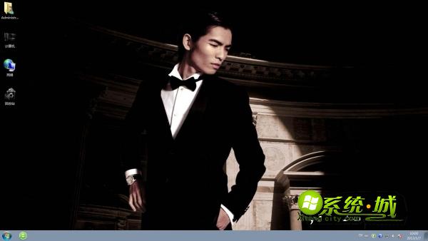 摇滚天王萧敬腾win7桌面主题