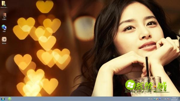 自然美女金泰熙win7系统主题下载