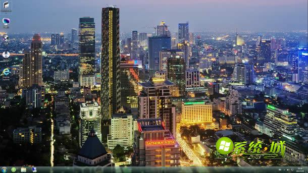 泰国曼谷win7系统桌面主题下载