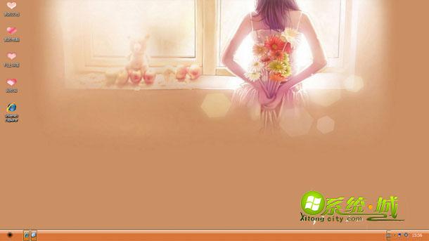 伤感中的等待XP系统电脑桌面下载