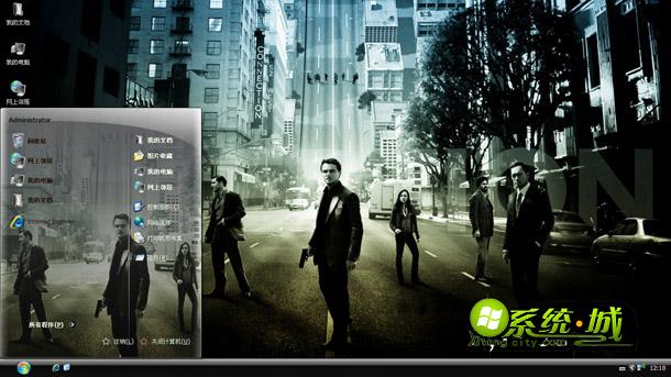 电影盗梦空间高清xp系统主题下载