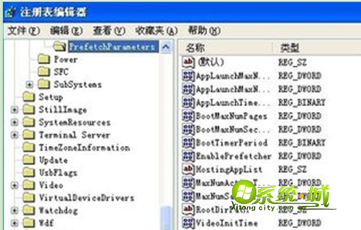 依次展开以下注册项