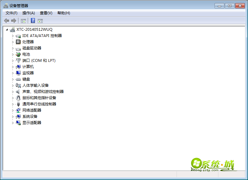打开“设备管理器”
