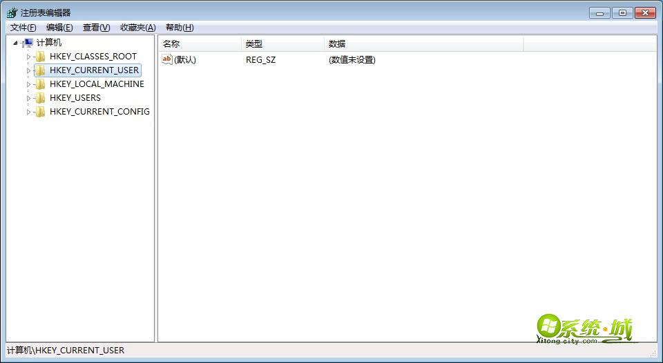 注册表的编辑器展开