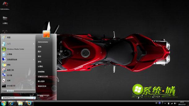 杜卡迪桌面win7系统主题