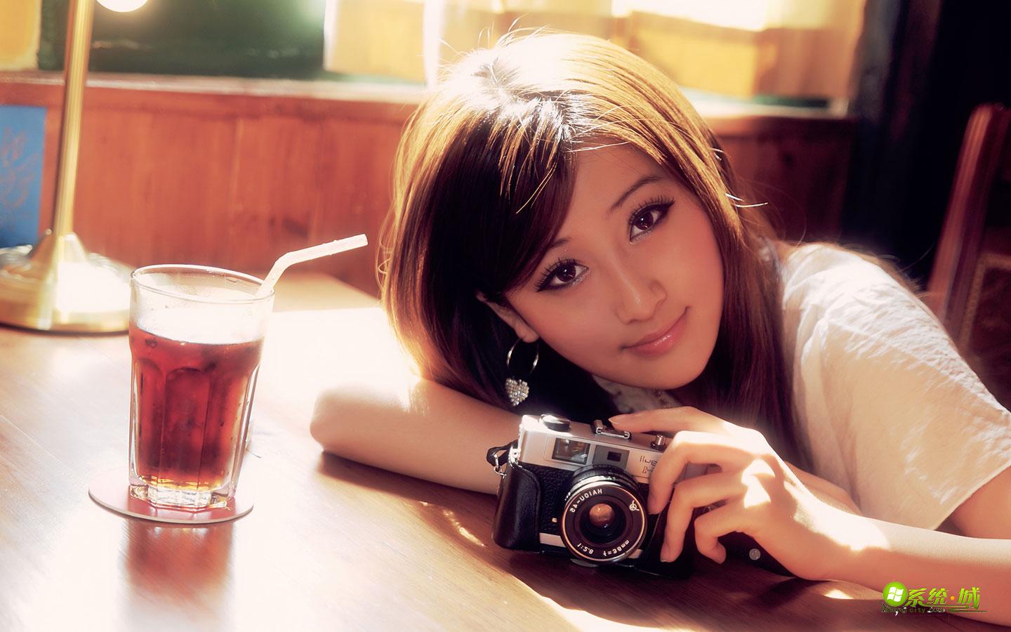 清纯的女孩xp系统主题