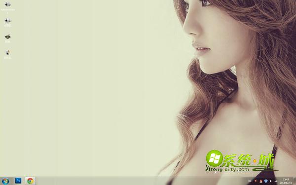 清纯win7系统美女生活照