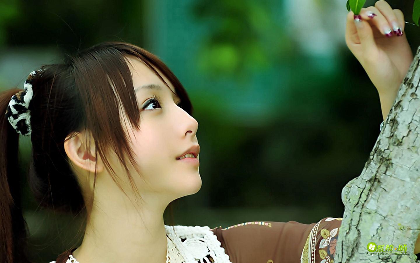 清纯美少女xp系统电脑主题