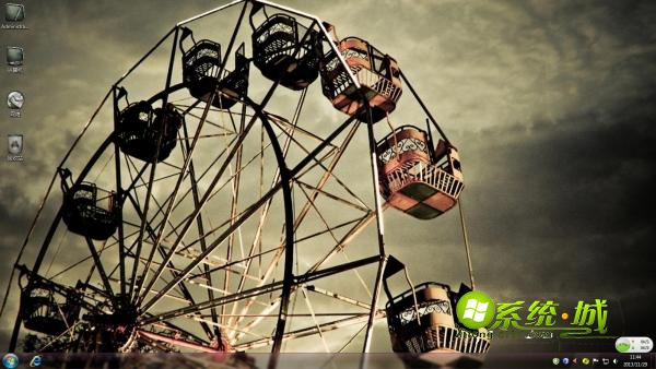 幸福摩天轮win7系统高清系统主题