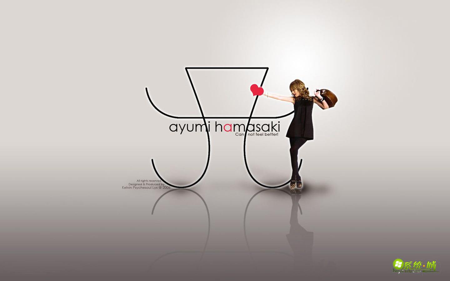 日本女星滨崎步xp主题桌面