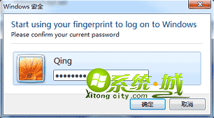 输入 Windows 帐户密码