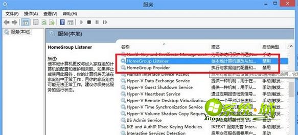 win8/win8.1磁盘占用率高100%解决方法 禁用家庭组