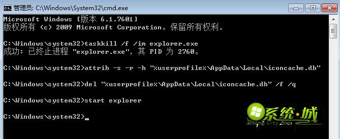 执行命令删除小盾牌