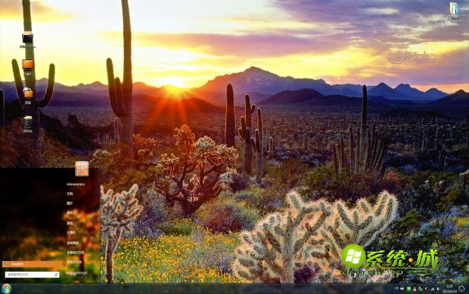 美国乡村气息win7系统主题